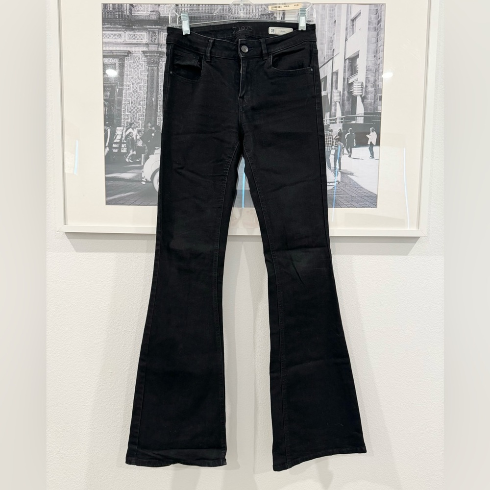 Zara Z1975 Skinny Flare Jeans, black | 6 / 28